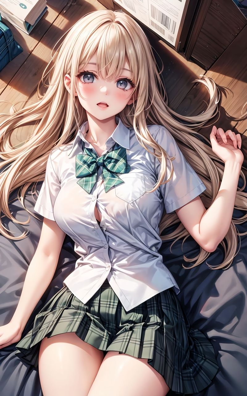 サンプル画像2:グラビア＆裏画像 JKアイドル 森下みつき(AIらぼんぬ) [d_369635]