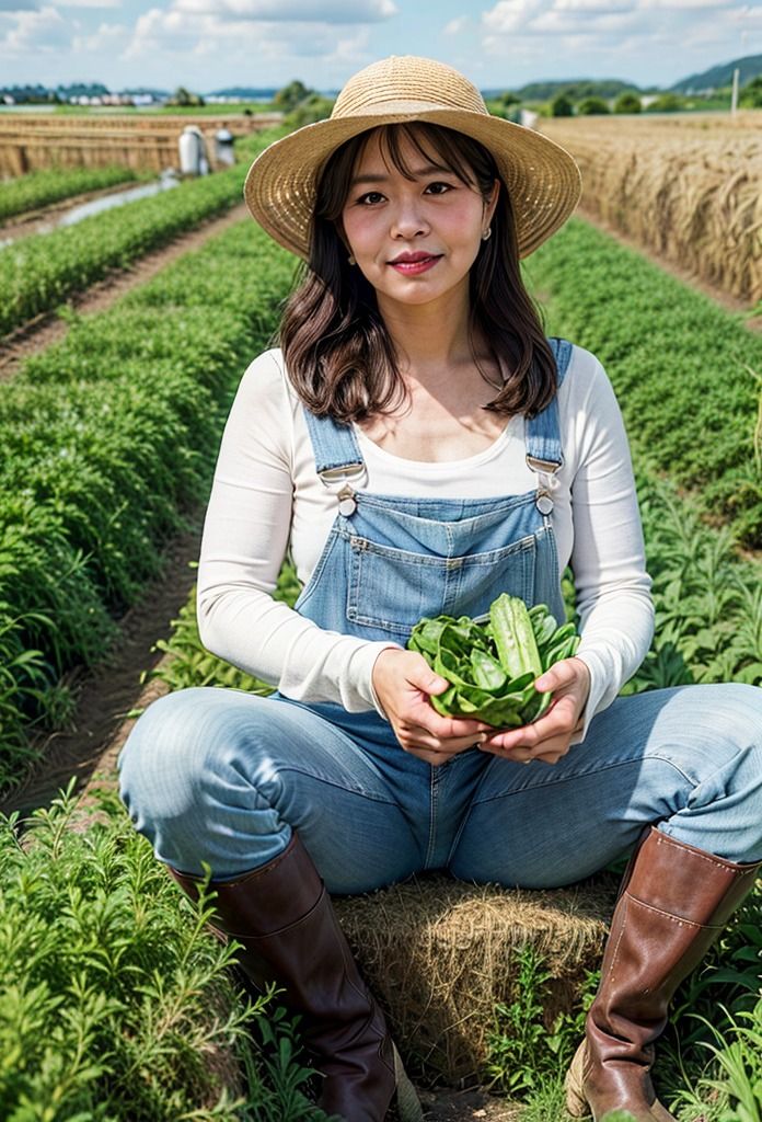 サンプル画像4:コスプレ天国〜農業・農家 編 vol.2(働く女性) [d_369754]