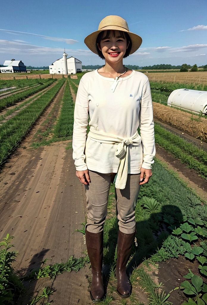 サンプル画像5:コスプレ天国〜農業・農家 編 vol.2(働く女性) [d_369754]