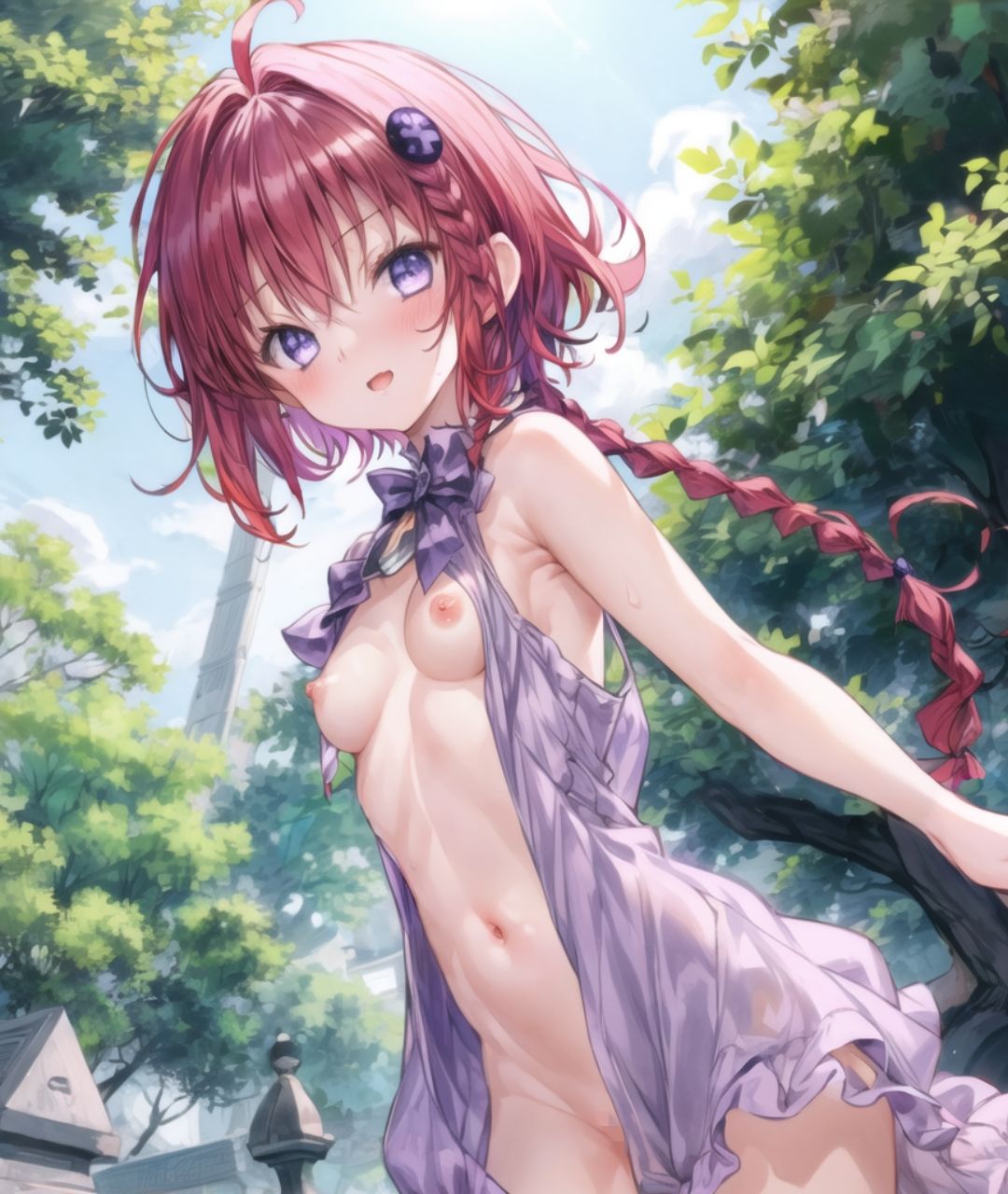 サンプル画像4:美少女たちのひととき・黒〇芽亜（ToLOVEる）(Aark) [d_369777]