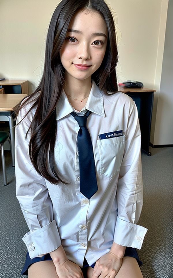 サンプル画像1:圧倒的美少女を独り占め 女子校生パラダイス(241_ai) [d_369786]