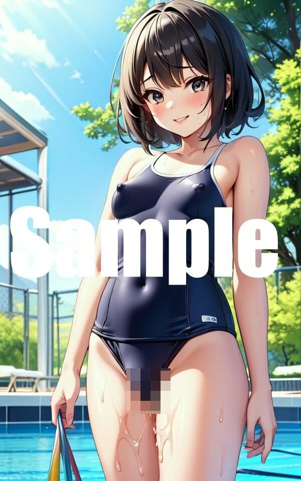 サンプル画像3:スク水美女 スク水の中は濡れ濡れ(エロMAX) [d_369821]