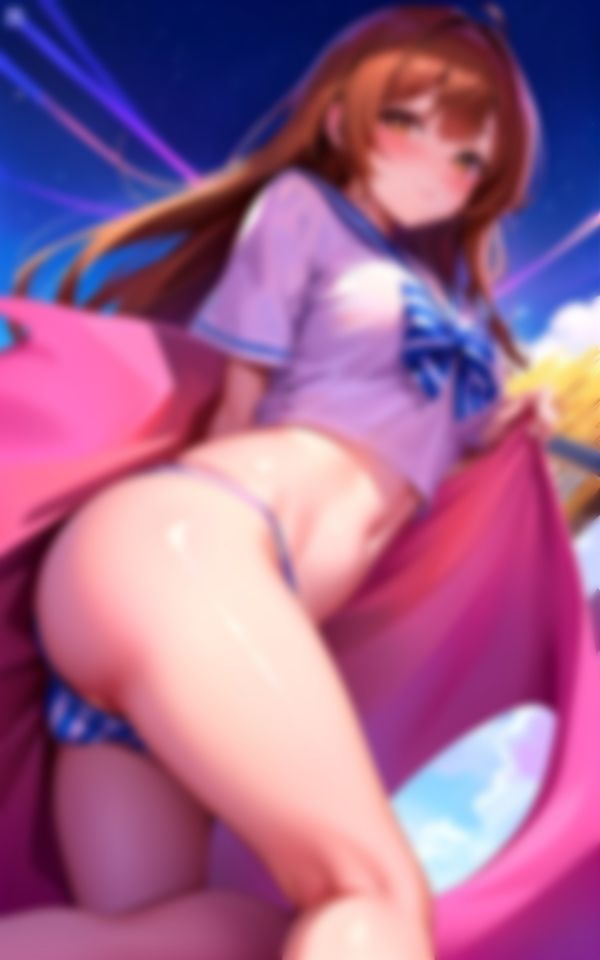 サンプル画像1:縞パンもろ見えエロすぎ美女撮影写真集89枚(あいの製作委員会) [d_369898]