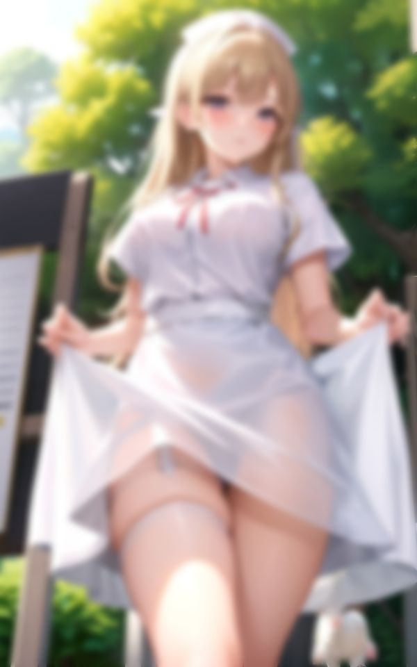 サンプル画像2:異世界転生したらエッチな看護婦さんが思いっきりパンツ見せてくれる件について(おやすみバニー) [d_369903]