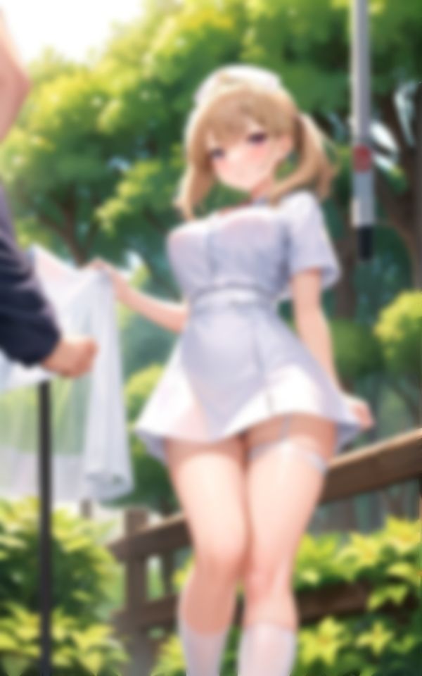 サンプル画像3:異世界転生したらエッチな看護婦さんが思いっきりパンツ見せてくれる件について(おやすみバニー) [d_369903]