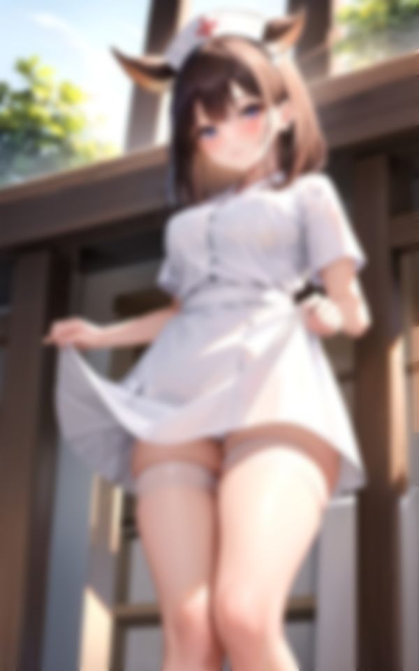 サンプル画像6:異世界転生したらエッチな看護婦さんが思いっきりパンツ見せてくれる件について(おやすみバニー) [d_369903]