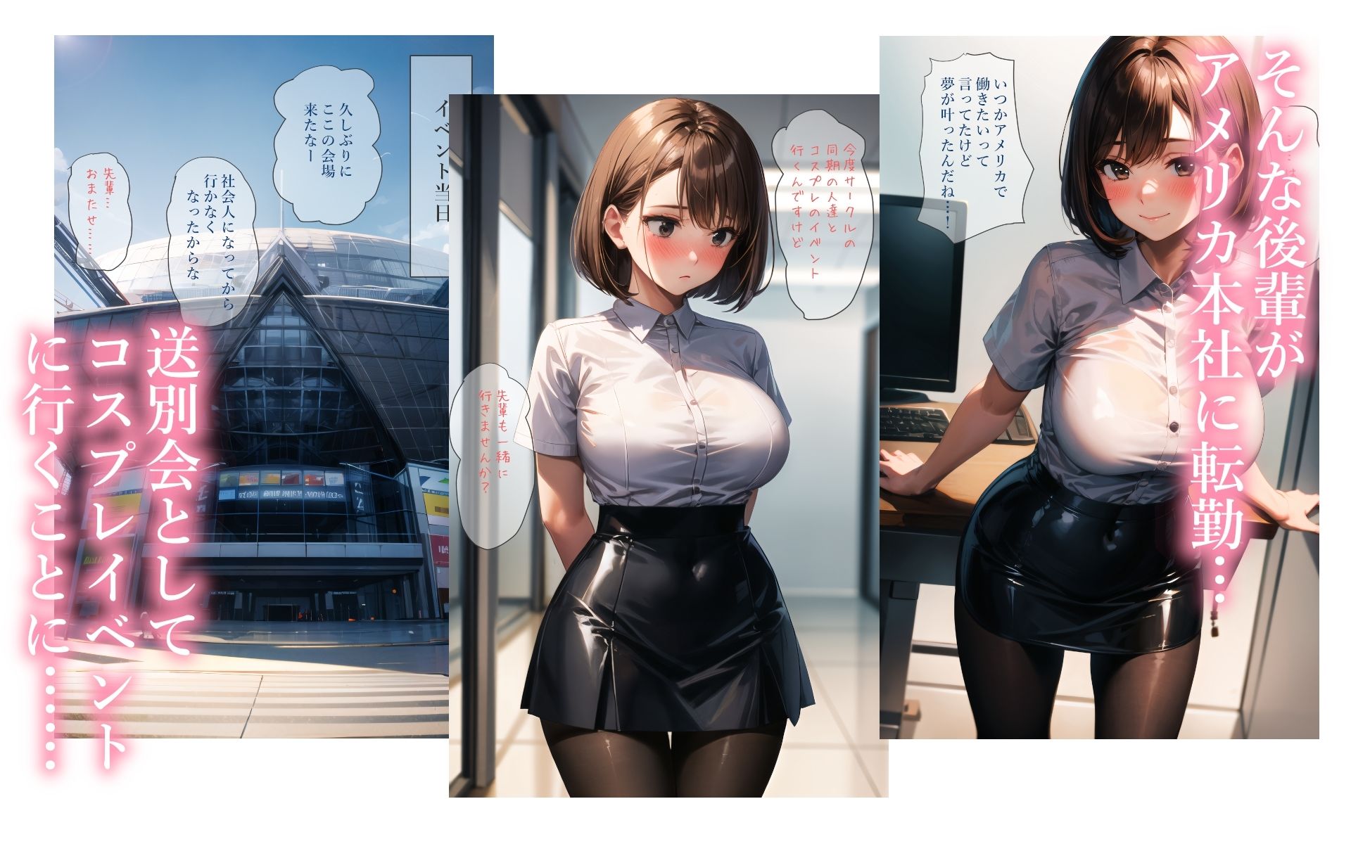 サンプル画像3:綾波コスプレイヤーな後輩とオフパコした話(平野) [d_369922]