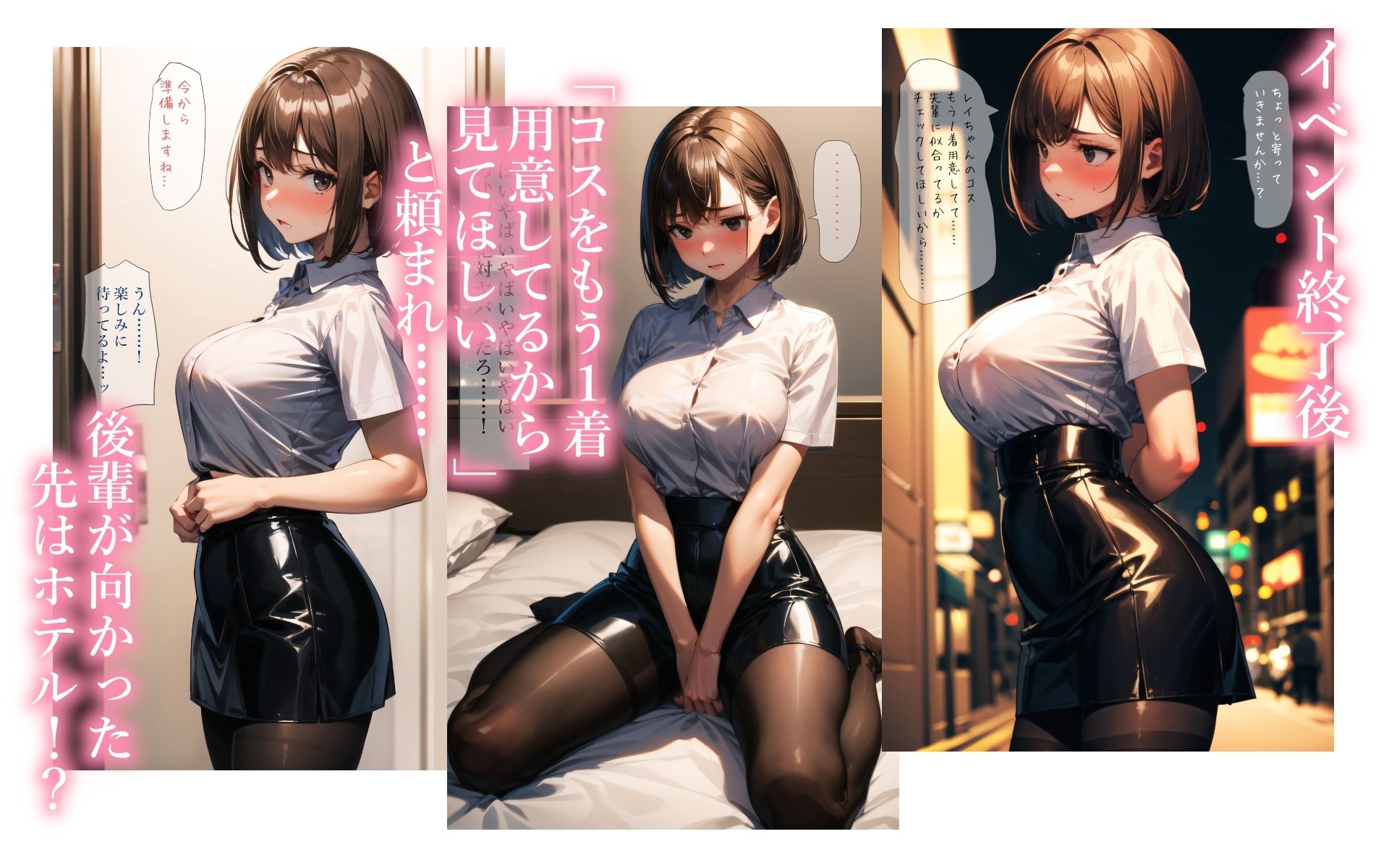 サンプル画像5:綾波コスプレイヤーな後輩とオフパコした話(平野) [d_369922]