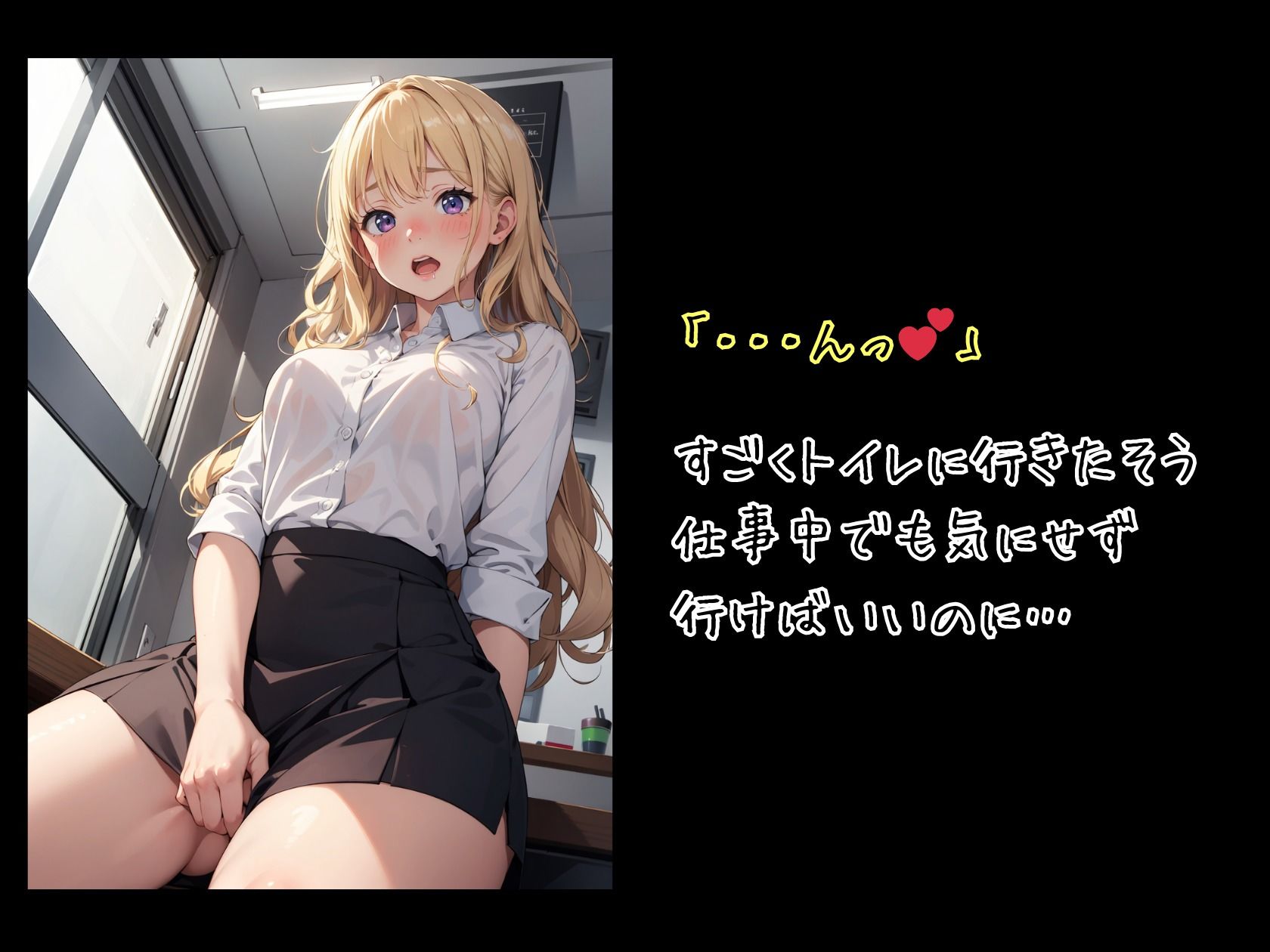 サンプル画像6:ハニートラップ ぶっかけ用CG集 OLトイレオナニー編(はちみつ本舗) [d_369949]