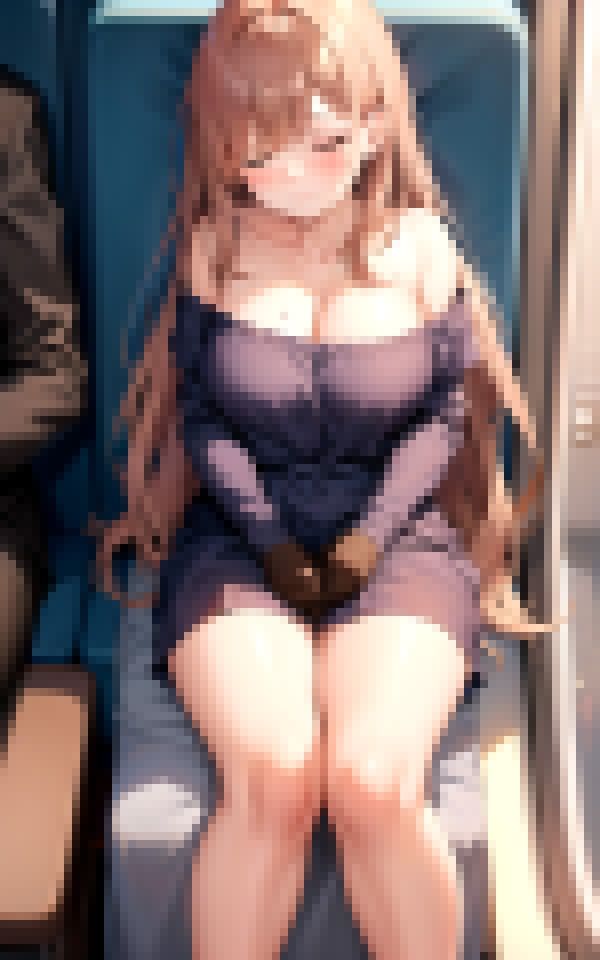 サンプル画像3:いつも通勤で一緒になるお姉さんが抵抗できず周りから痴●されまくっている姿を想像して興奮してみてください。(セクシャルシンセサイズ) [d_369950]