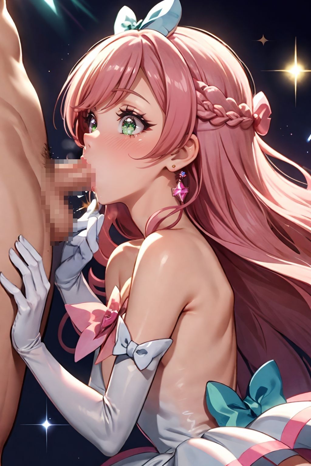 サンプル画像2:巨乳のヤンデレヒーロー(AI破壊神) [d_369984]