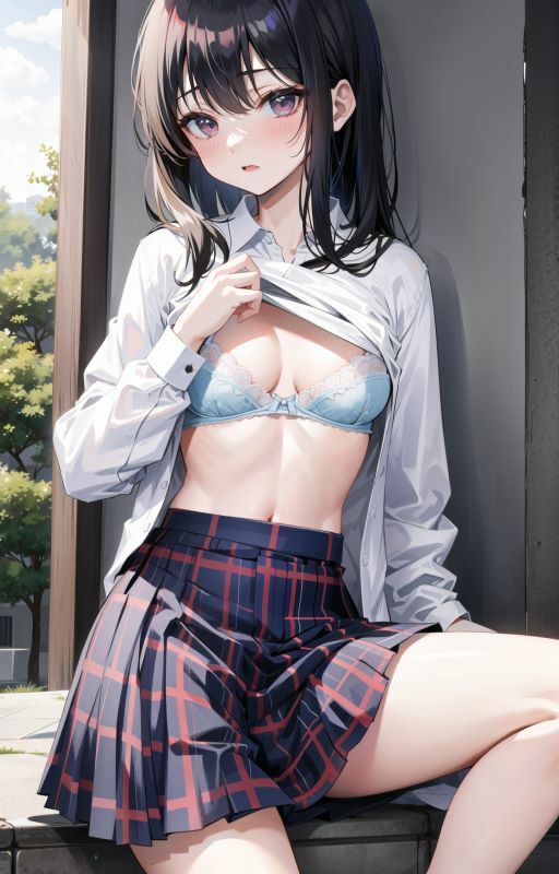 懇願しておっぱいやブラのチラ見せしてくれた美少女見ながら、速攻で抜く！のサンプル画像 6
