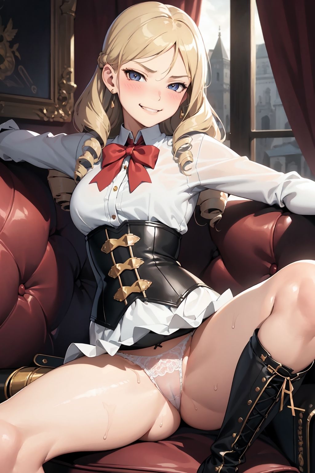 サンプル画像2:貴族のメス●キ令嬢を中出しでわからせてやった(AI活) [d_370018]