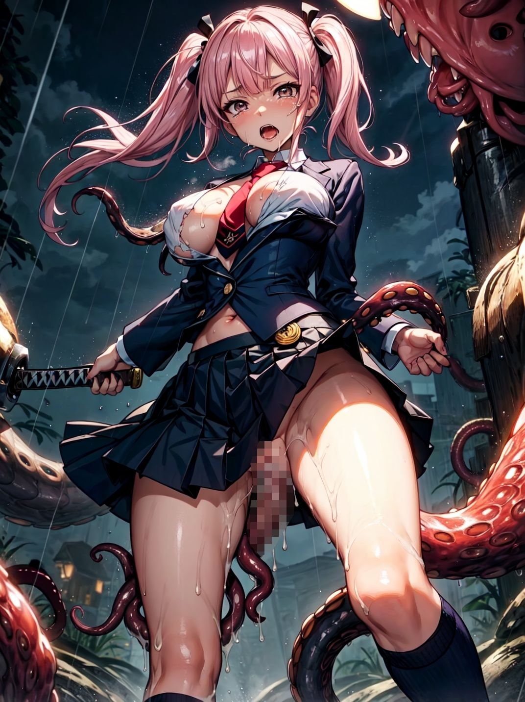 サンプル画像3:淫魔ハンター霞(studio1111) [d_370040]