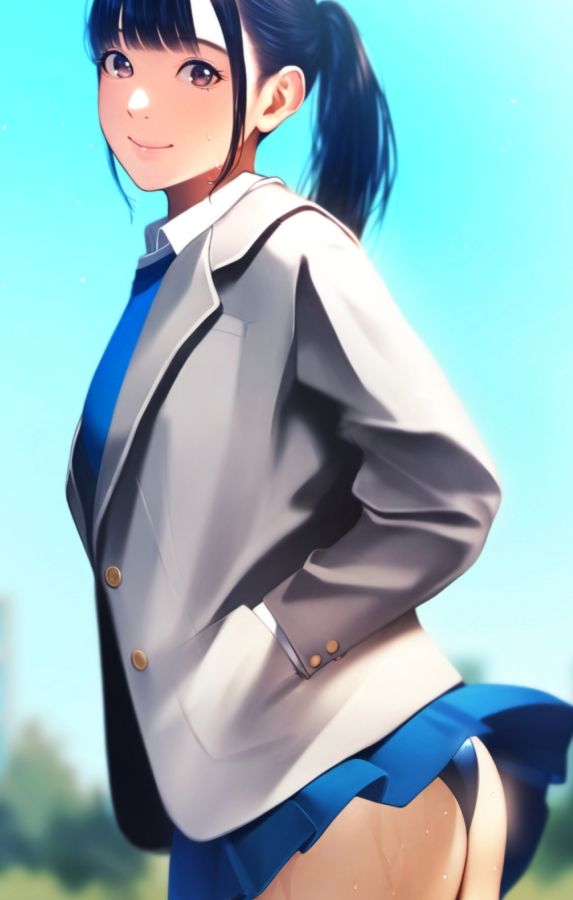 サンプル画像5:ポニーテールとスクール水着 vol.2(ミックス ステーション) [d_370119]