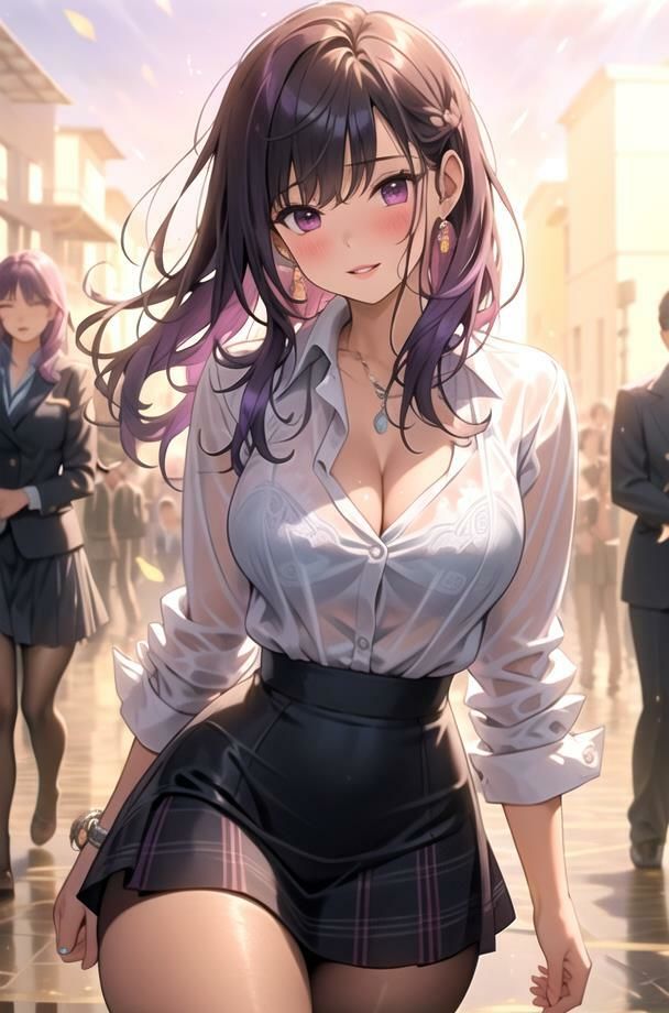 サンプル画像2:【はだかの幼馴染】 日常とは異なる風景が広がる教室 いつからこうなったんだろう・・ 君の湿ったYシャツが 色っぽいくて仕方がない ＃3(美女の親指) [d_370140]