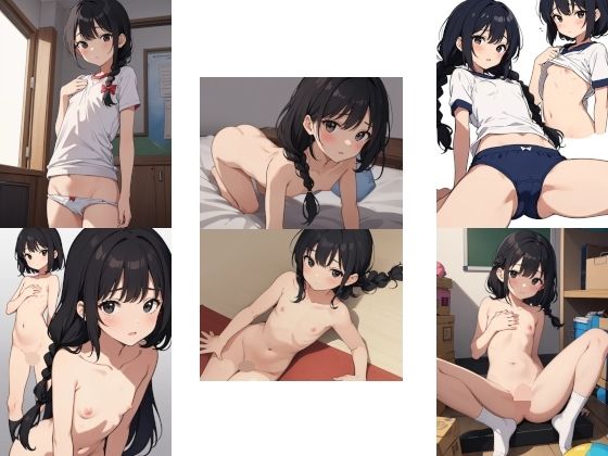 サンプル画像3:三つ編みJ○ちゃんの秘密ver.3体操服編(じぇいまる) [d_370141]