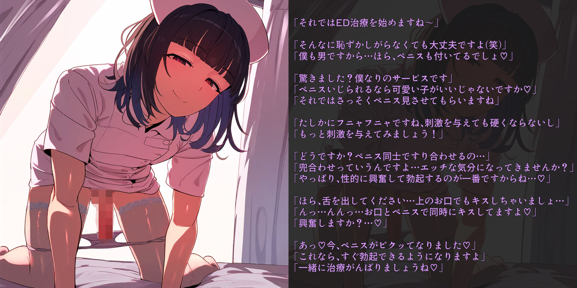 サンプル画像1:男の娘テキスト付きCG集 vol.4(すやすーやん) [d_370167]