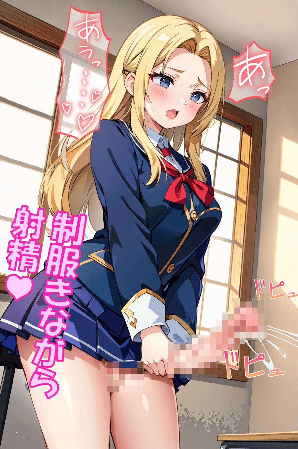 巨ちんふたなりJKのオ●ニーのサンプル画像 6