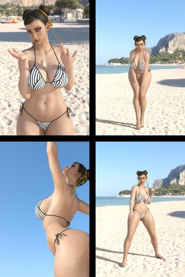 サンプル画像2:中華格闘女性のフェティッシュ写真集 Fight-02(Ozone_Layer) [d_370246]