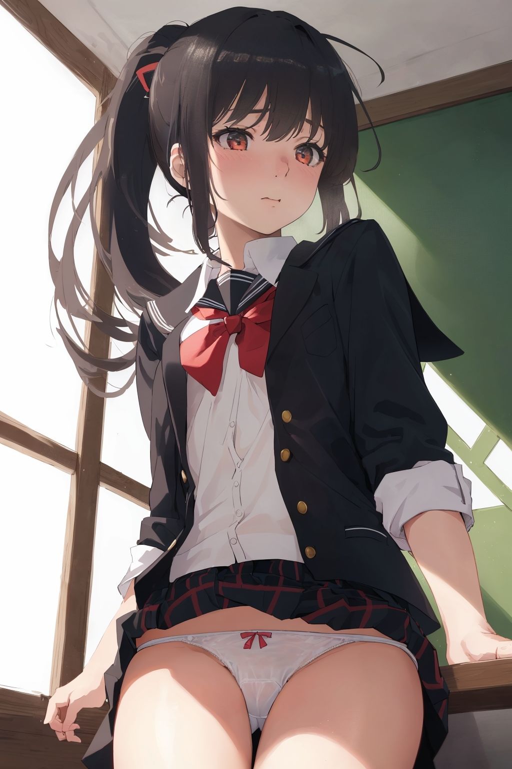 サンプル画像3:下着販売バイトに嵌ったJKの初援交を切り取った大ボリュームの大好評CG集ロリ貧乳編！(fanzaAI画像創造shin) [d_370336]