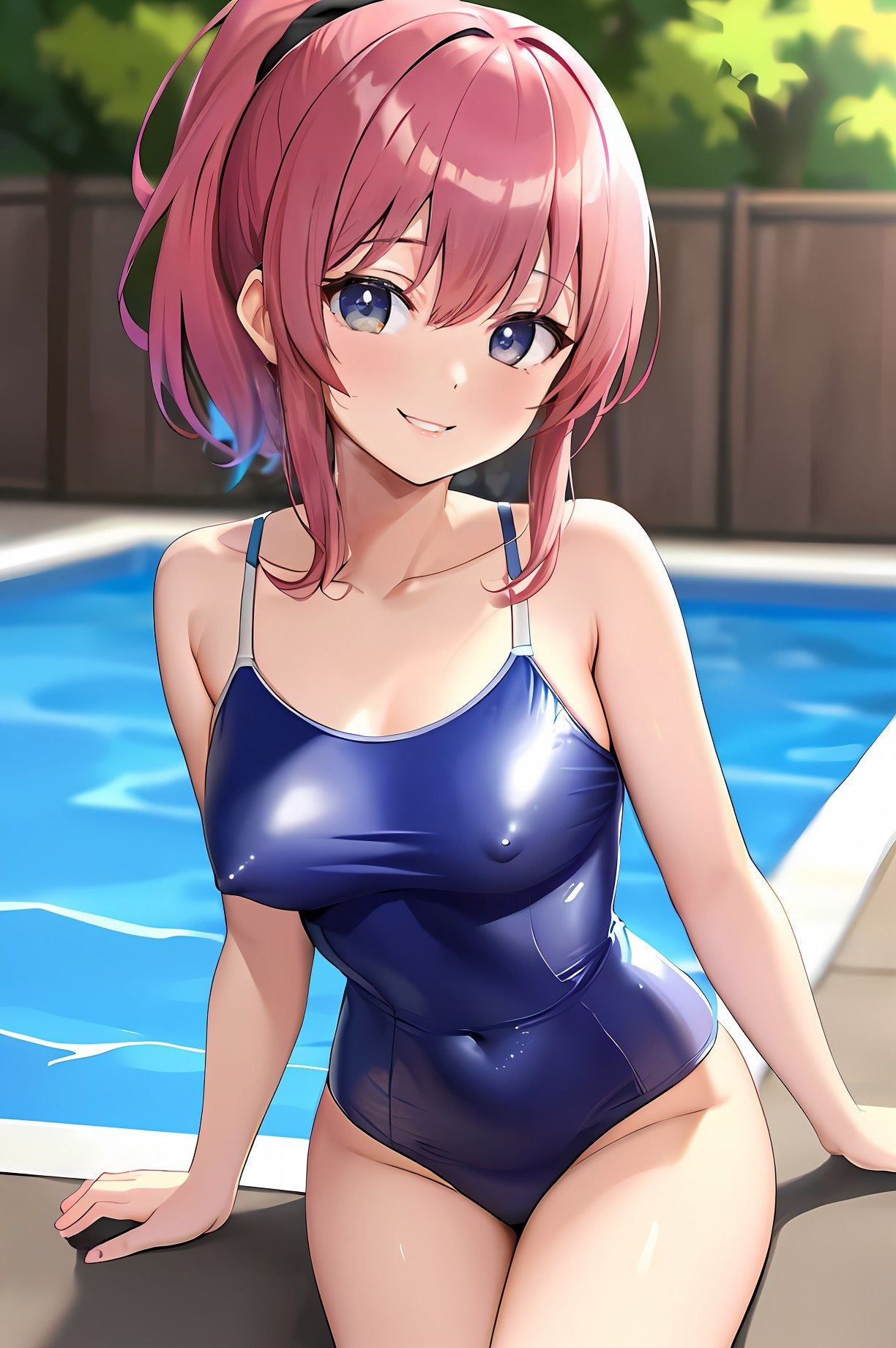 サンプル画像1:徐々に透けていくスクール水着を手に入れたんで生意気なメス〇キ生徒に着せて個人指導！！(いちごミルクif) [d_370388]