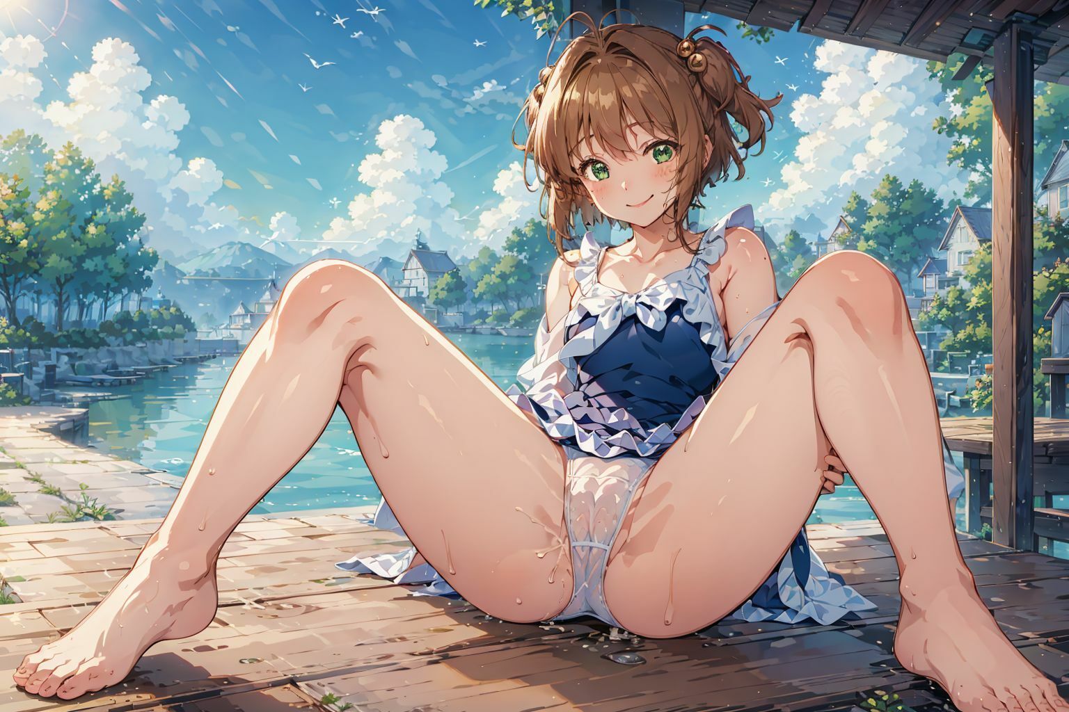 サンプル画像2:さ〇らちゃんR18同人イラスト集(ゆるふわAI) [d_370402]