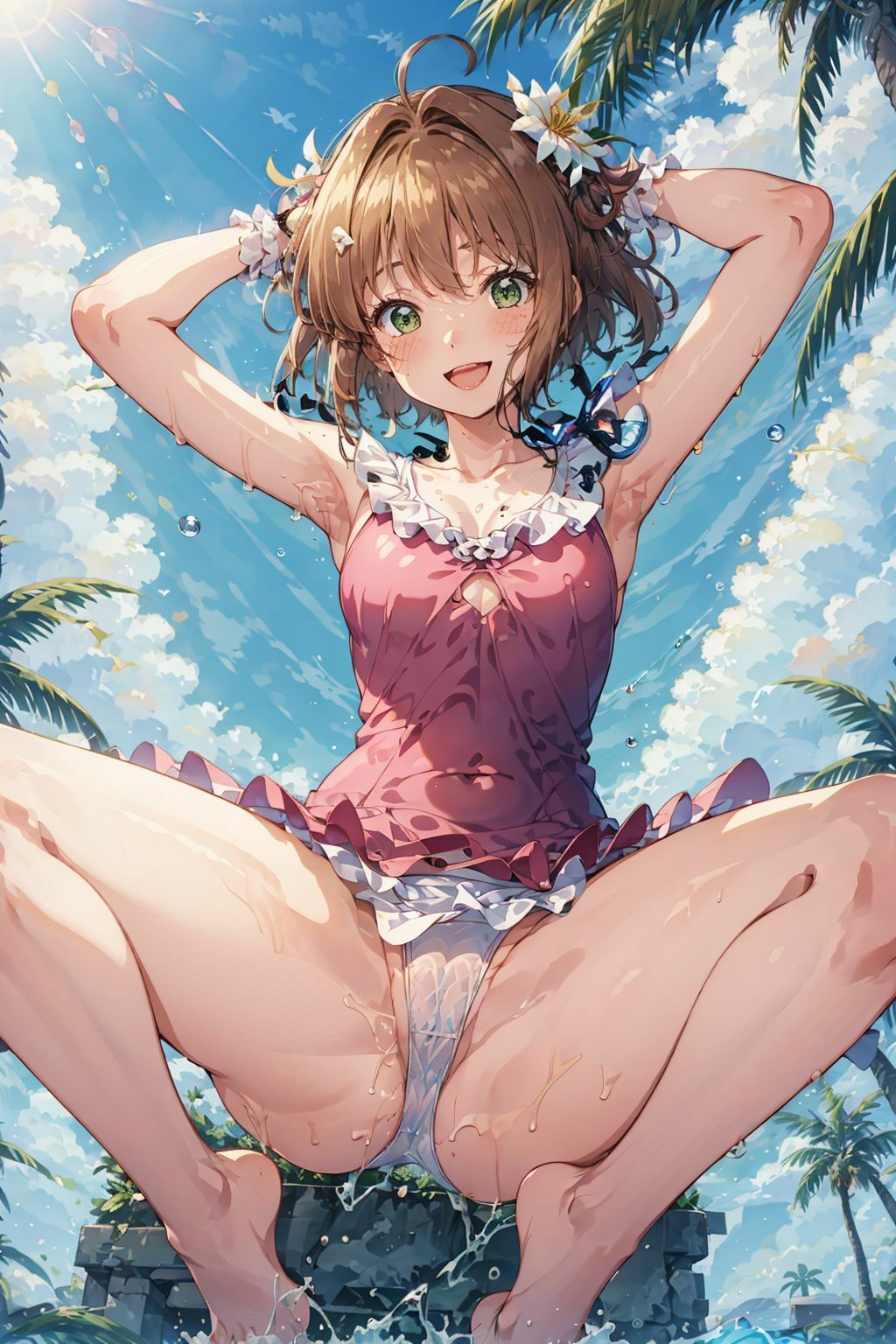 サンプル画像3:さ〇らちゃんR18同人イラスト集(ゆるふわAI) [d_370402]