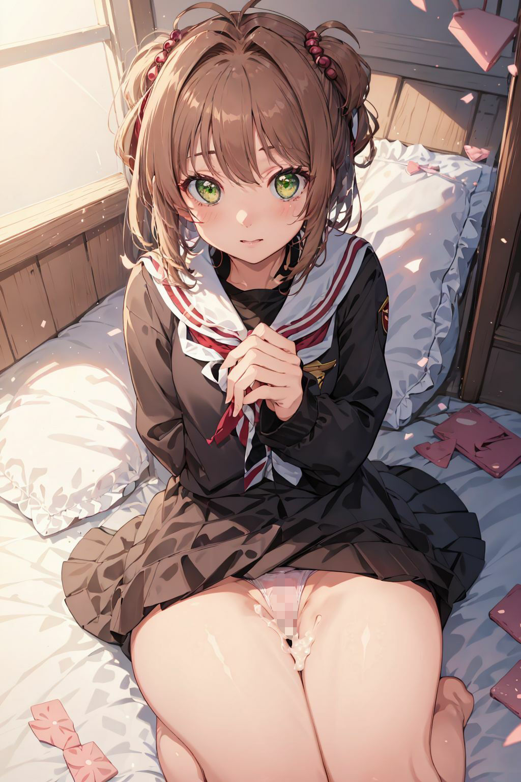 サンプル画像6:さ〇らちゃんR18同人イラスト集(ゆるふわAI) [d_370402]