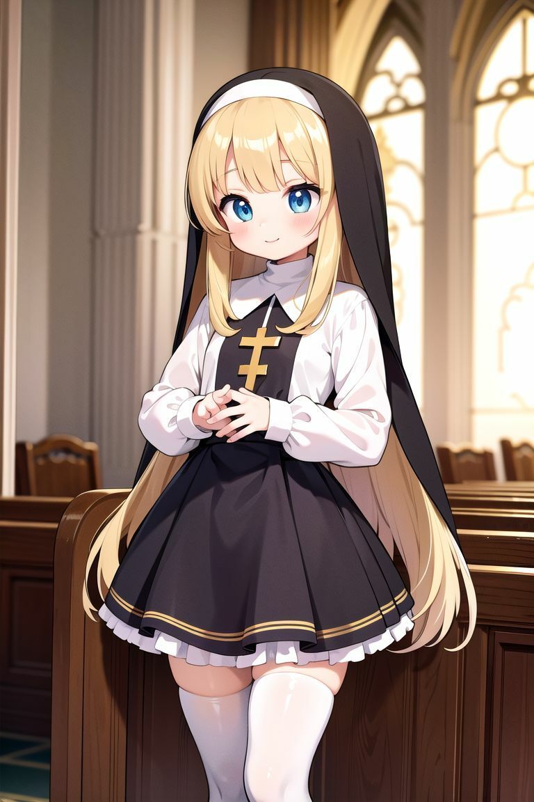 サンプル画像3:かけだし聖女ちゃん はじめての洗礼(しみしみ) [d_370415]