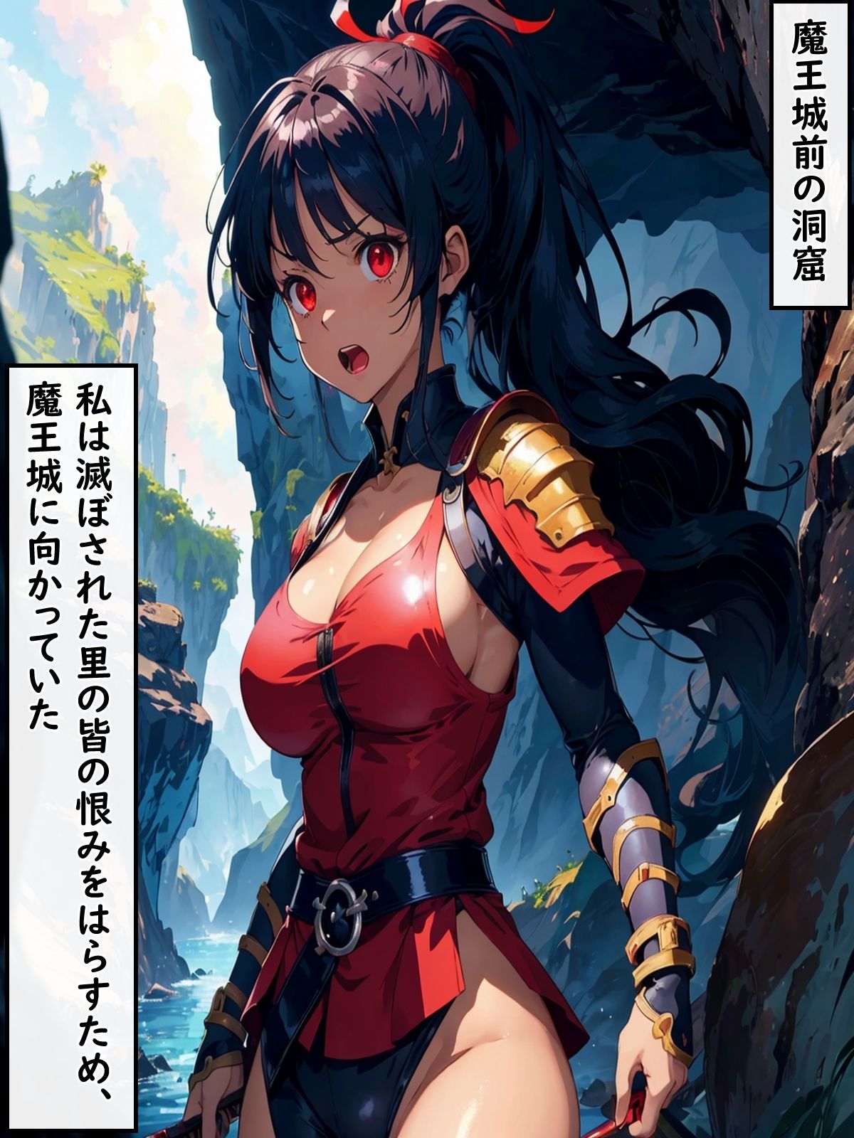 サンプル画像1:触手洗脳されて女幹部になったオレが快楽堕ちした話(完堕ち同好会) [d_370513]