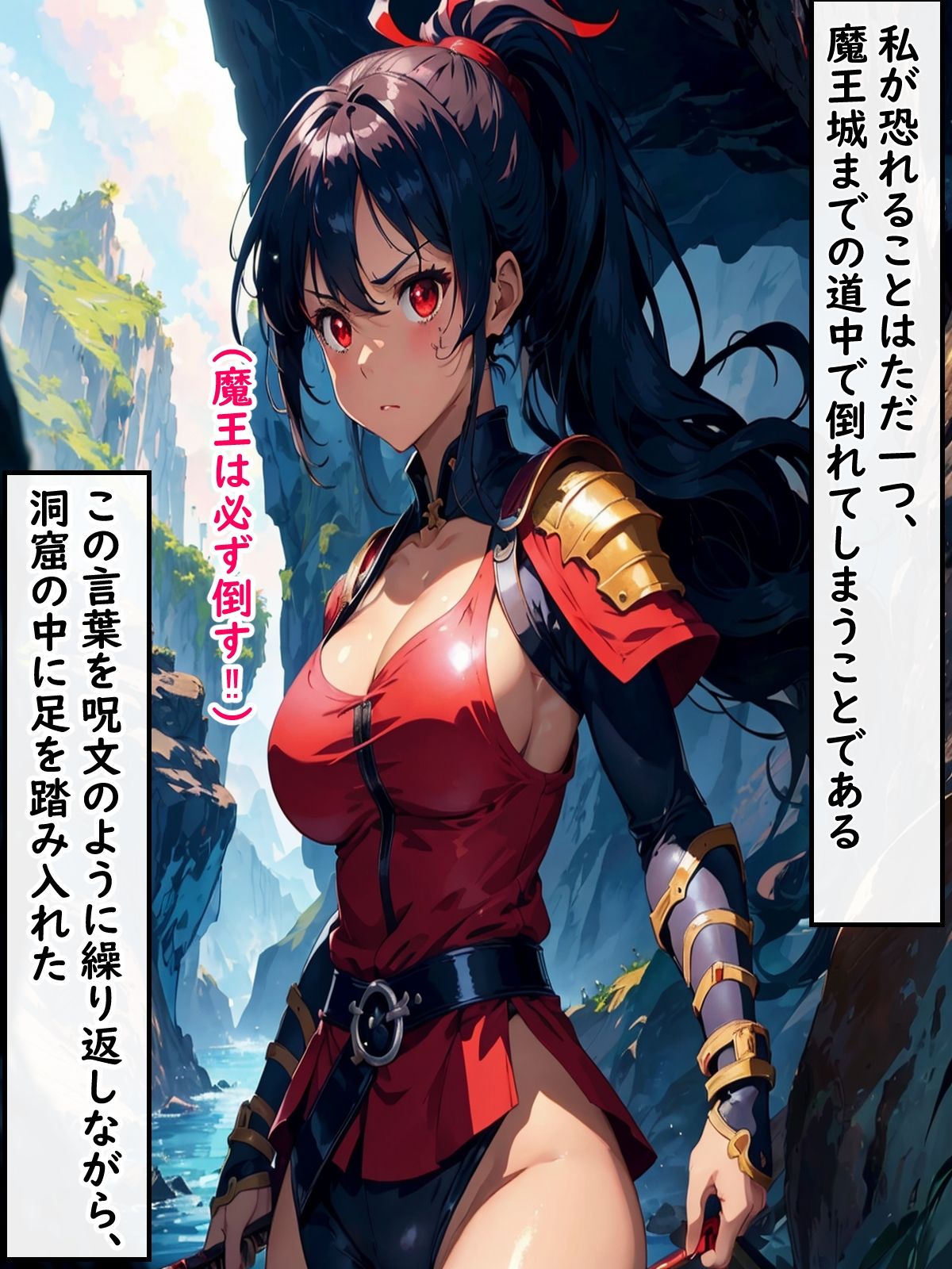 サンプル画像2:触手洗脳されて女幹部になったオレが快楽堕ちした話(完堕ち同好会) [d_370513]