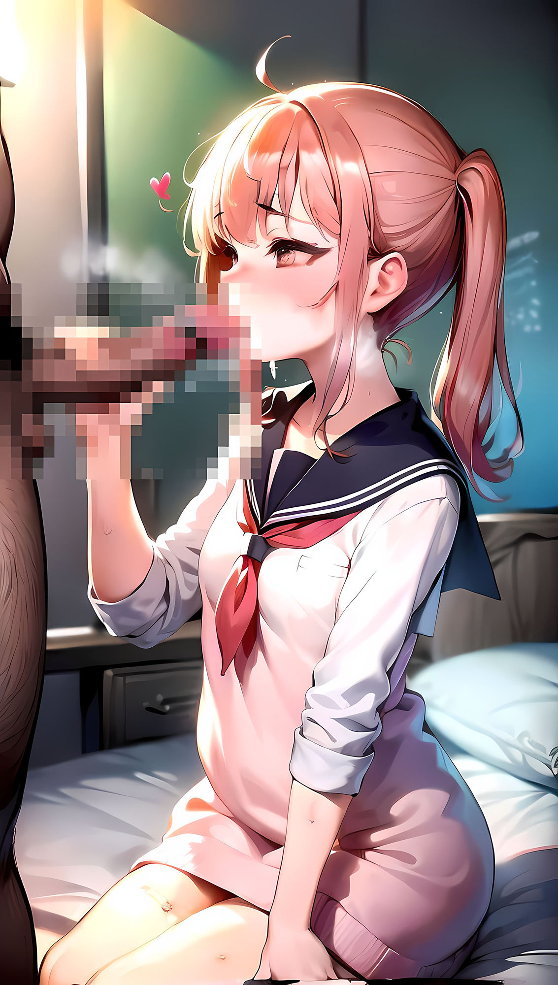 サンプル画像1:同級生にフェラして貰った(AI-666-) [d_370531]