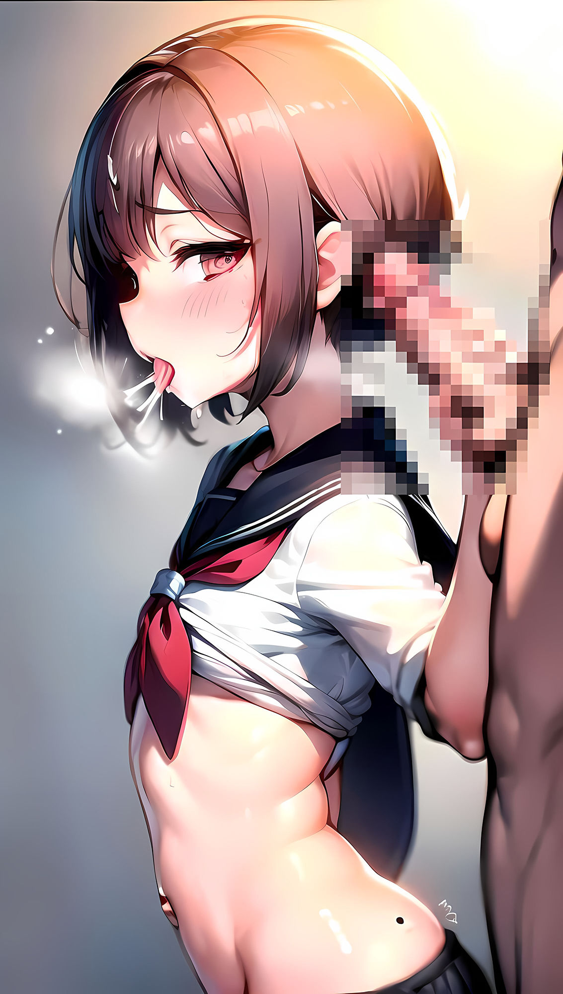 サンプル画像3:同級生にフェラして貰った(AI-666-) [d_370531]