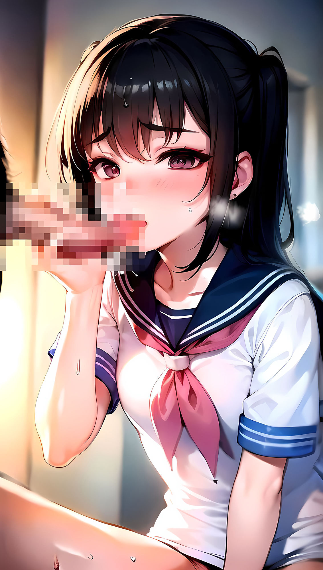 サンプル画像6:同級生にフェラして貰った(AI-666-) [d_370531]