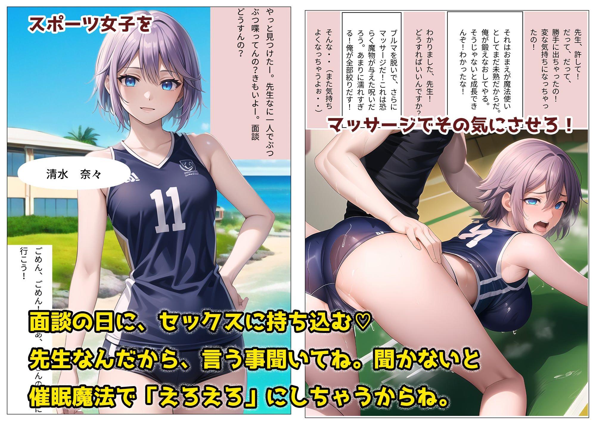 サンプル画像5:異世界転生 小さな村の催●先生(BlueAct) [d_370667]