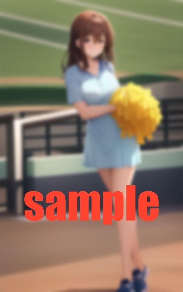 サンプル画像4:野球部を全身で応援(あん) [d_370709]