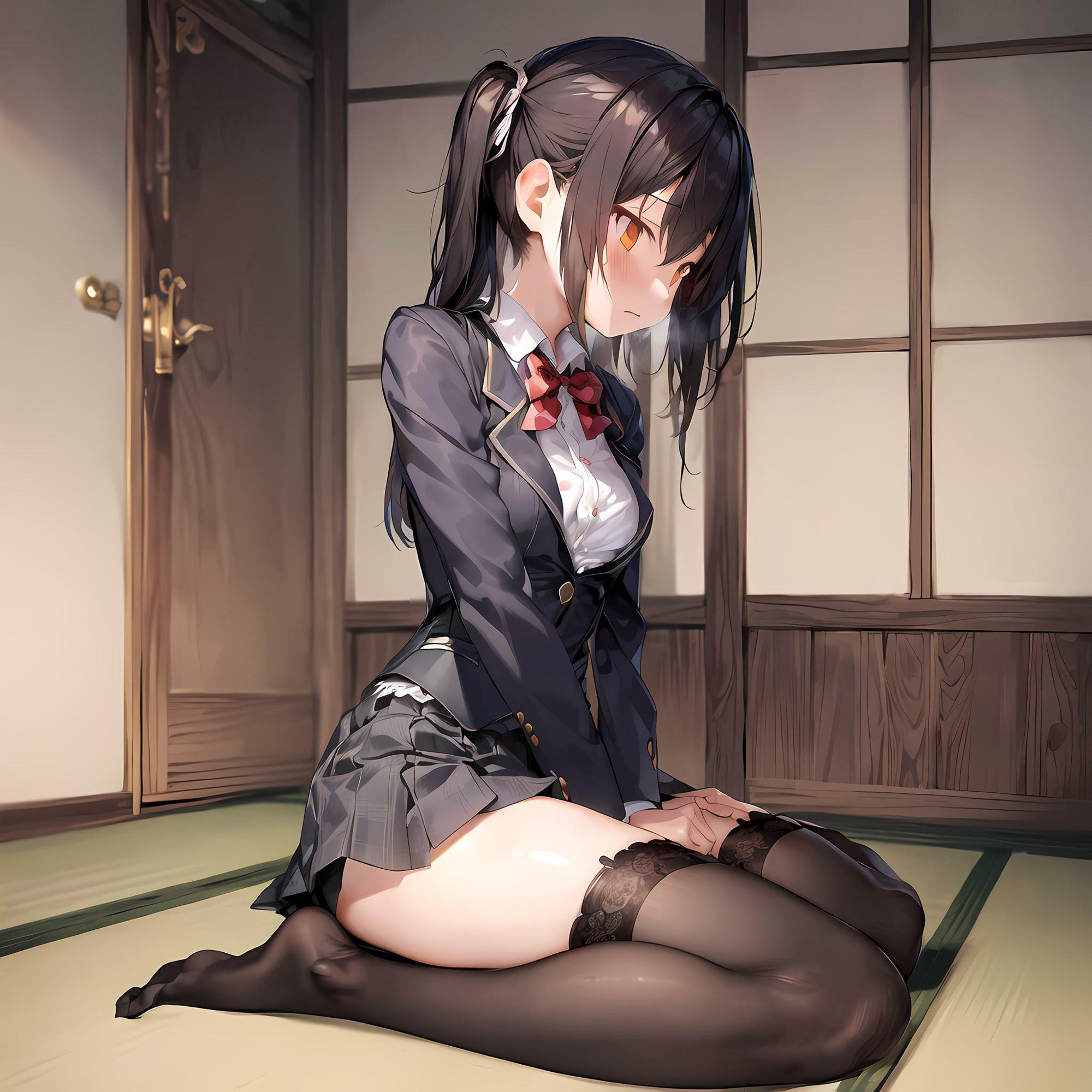 サンプル画像4:制服フェチ 畳とJK編2(フェチ工房) [d_370728]