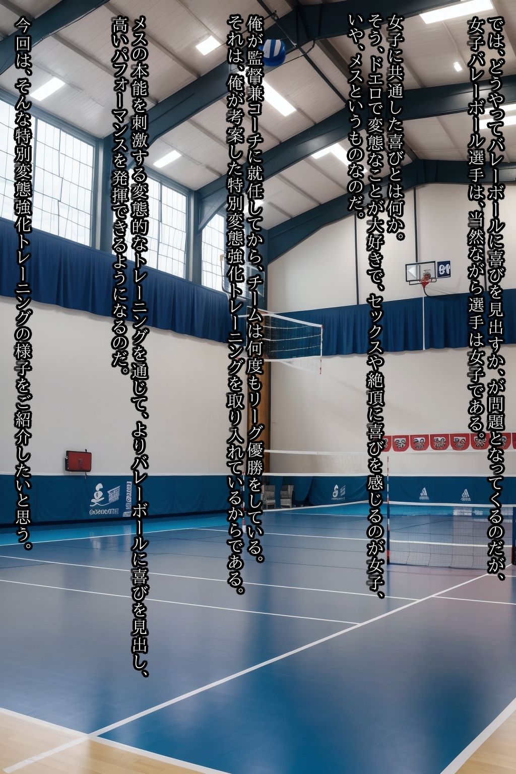サンプル画像3:限界ドエロバレーボール！過酷な特別変態強化トレーニング！(Tacosuke-story) [d_370813]