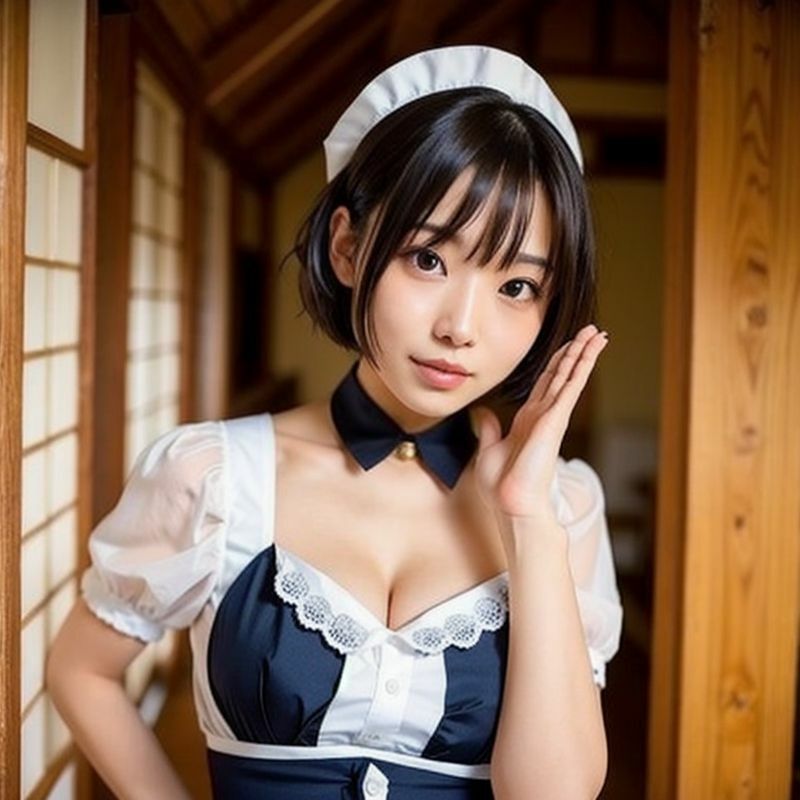 サンプル画像4:自分だけの美人メイド ご主人様何してほしいの？(柴崎莉子) [d_370901]