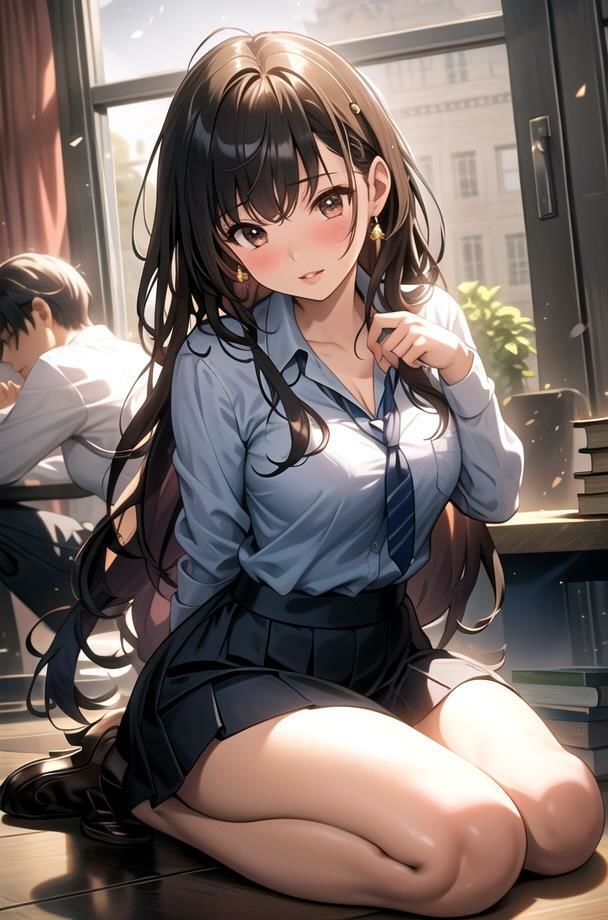 サンプル画像2:〜制服を脱いだら・・〜 今思えば、制服の布1枚だけが 理性を保ていた境界線だった… ふとしたトラブルから 目の前に広がった艶めかしい姿 きっかけを得た僕らは 終わりを知らなかった ＃4(美女の中指) [d_371061]