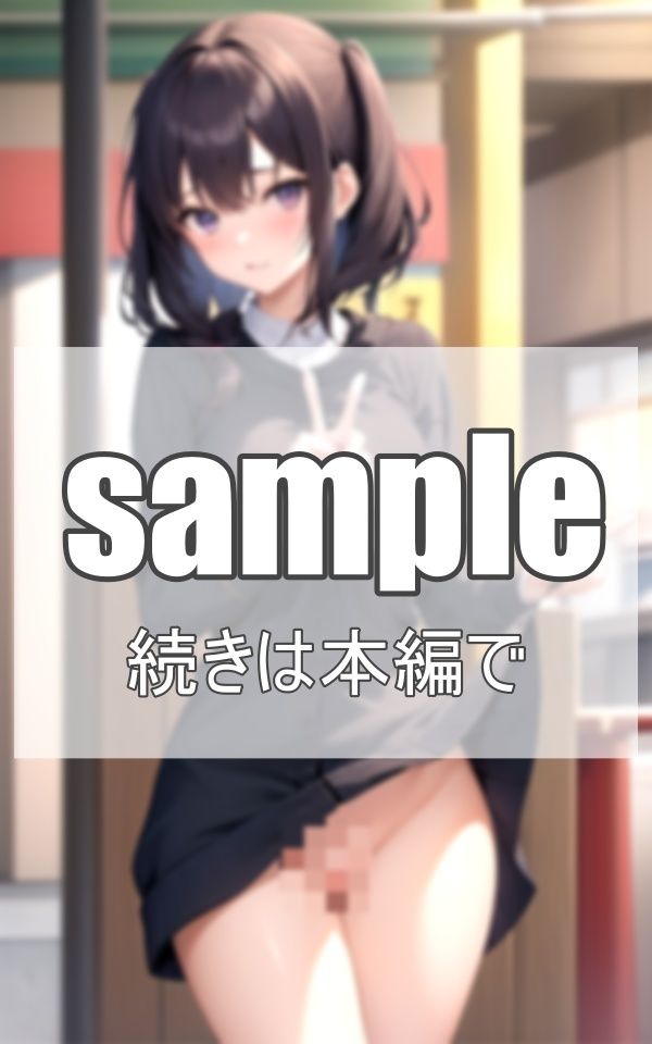 サンプル画像1:生意気な後輩とポロリ撮影会(深淵AI秘宝館) [d_371077]