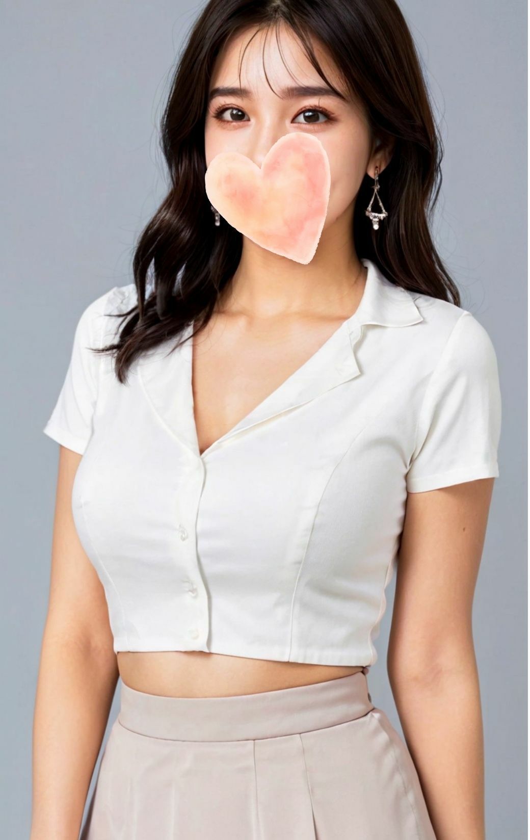 サンプル画像2:顔出し！S級巨乳ファッションモデル！山田桜ヘアヌード写真集7(ゆるふわAI) [d_371080]