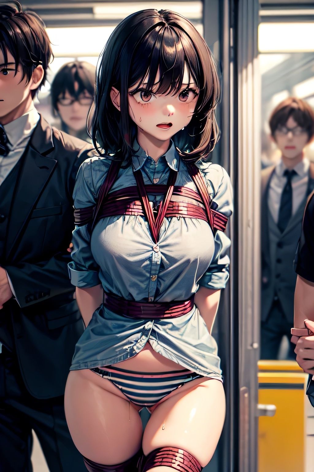 サンプル画像3:誤認逮捕 -わたし、何もしてないのに・・・-(AI-8) [d_371085]