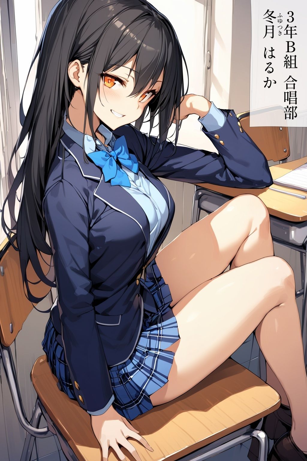 サンプル画像5:60キャラ 制服JK 即オチ2コマ(事務びーむ) [d_371210]