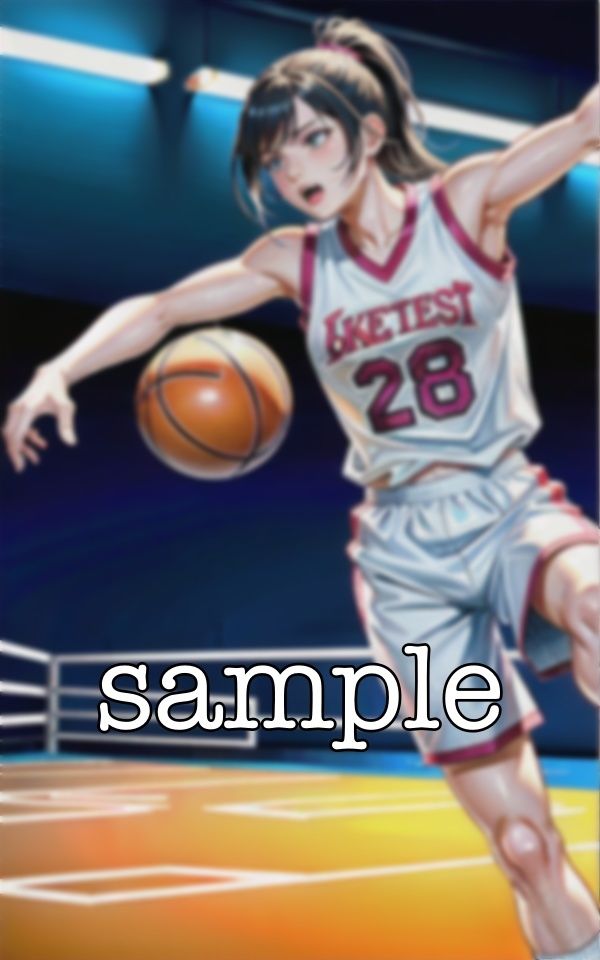 サンプル画像2:体育館に潜入して盗撮！女子バスケの凛々しい顔を盗撮変態コレクション(奇跡の美少女) [d_371216]