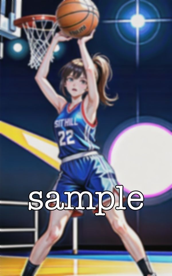 サンプル画像6:体育館に潜入して盗撮！女子バスケの凛々しい顔を盗撮変態コレクション(奇跡の美少女) [d_371216]