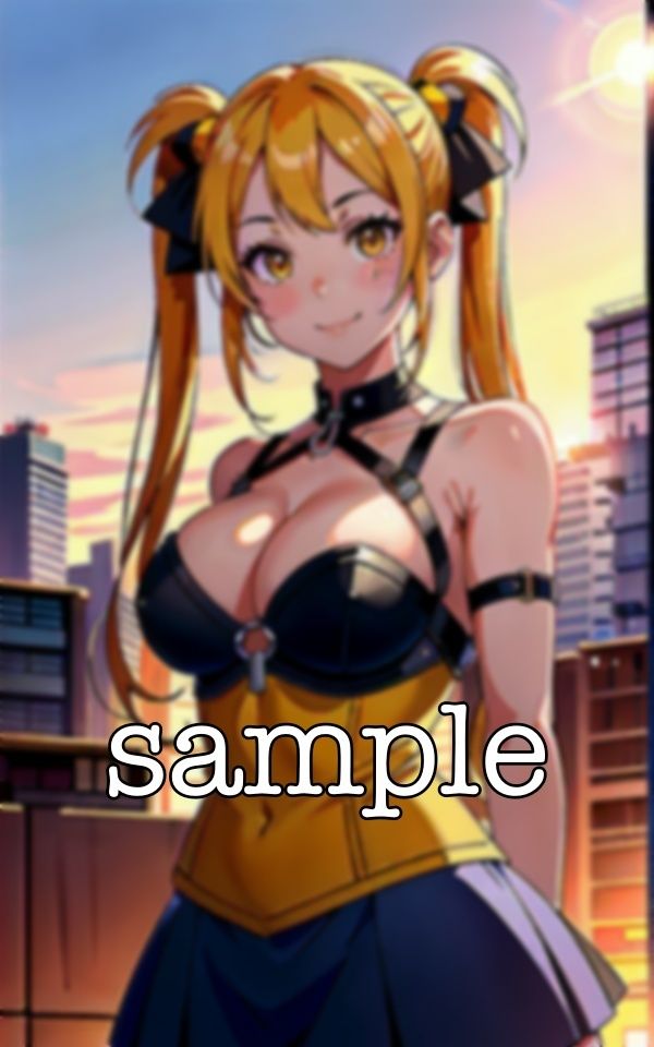 サンプル画像1:金髪ロリ巨乳〜コスプレ痴女〜海辺で破廉恥撮影会(ワンコイン企画) [d_371236]