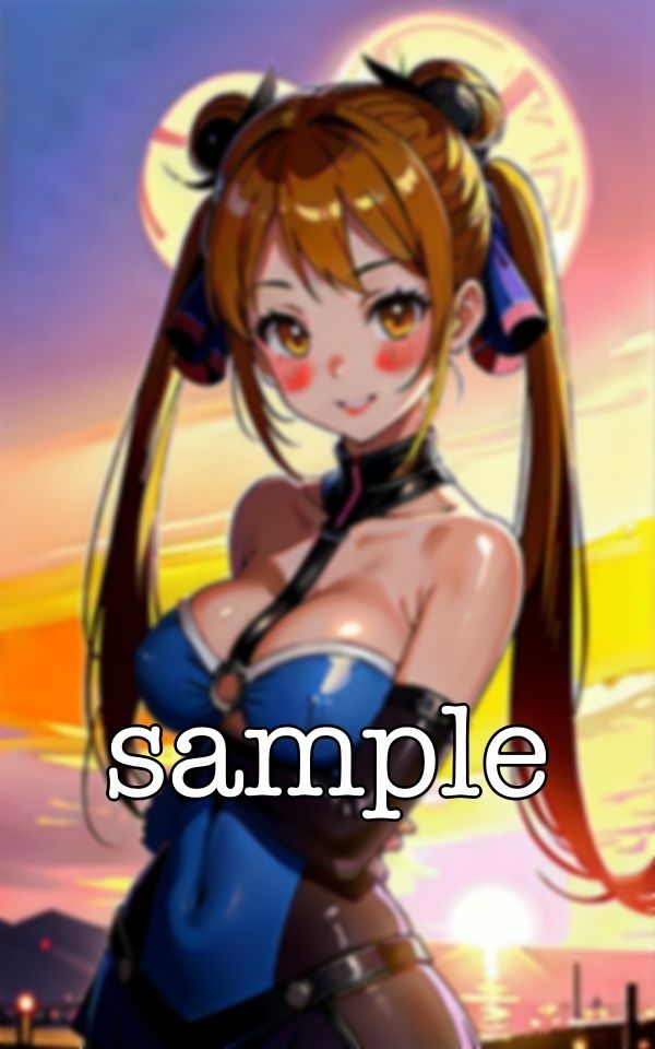 サンプル画像3:金髪ロリ巨乳〜コスプレ痴女〜海辺で破廉恥撮影会(ワンコイン企画) [d_371236]