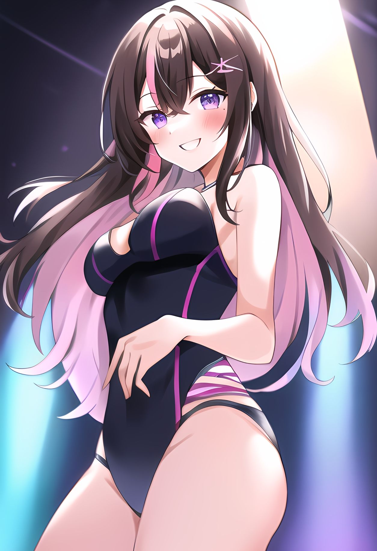 サンプル画像3:【買い切り版】バーチャル衣装故障で羞恥あずきち（English translation included）(しそぱろ@SISO_r18) [d_371319]